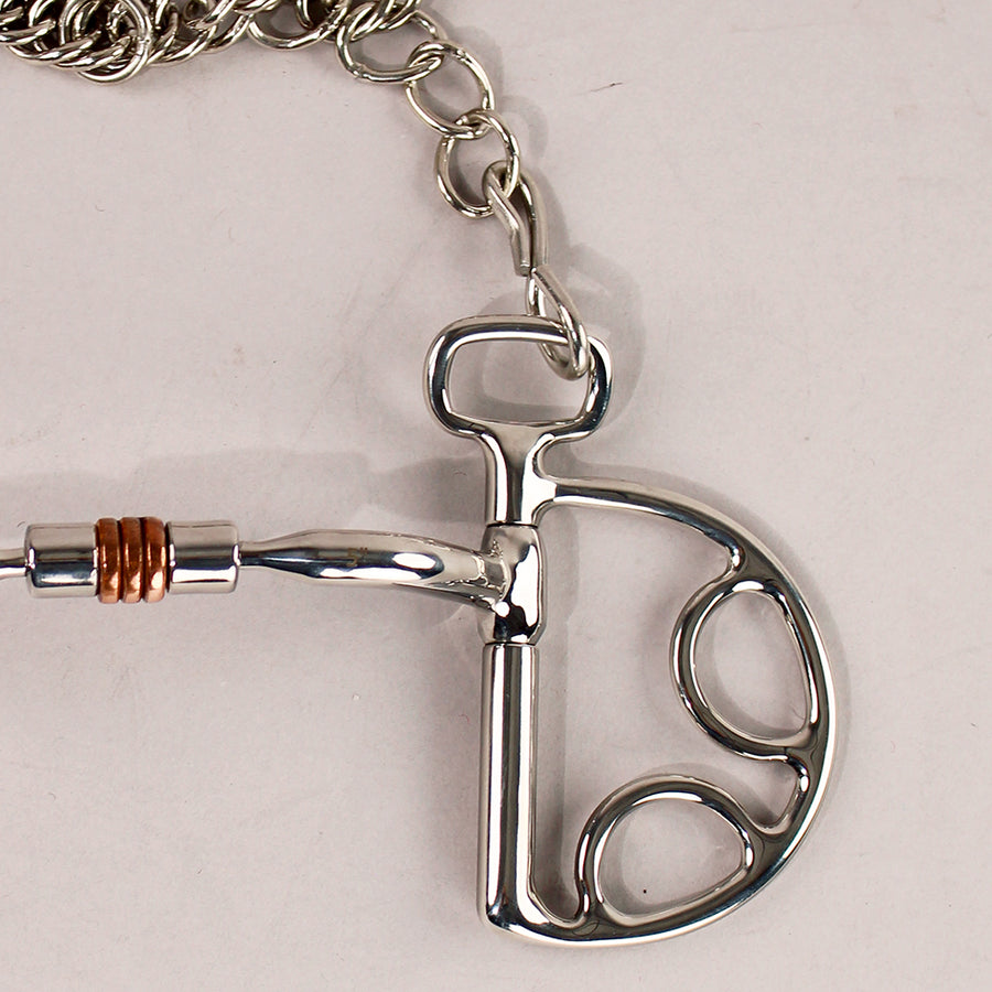 BAR H EQUINE Kimberwick Bit with Comfort Mouth & Copper Rings