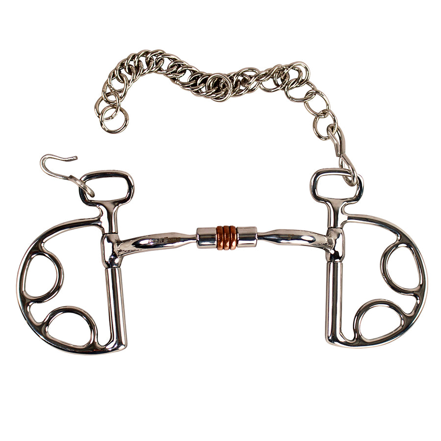 BAR H EQUINE Kimberwick Bit with Comfort Mouth and Copper Rings - Uhorse