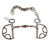 BAR H EQUINE Kimberwick Bit with Comfort Mouth & Copper Rollers – by Hilason – Cowboy and equestrian accessories