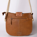 American Darling ADBGK125A Messenger Hand Tooled Genuine Leather Women Bag Western Handbag Purse