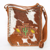 American Darling Large Crossbody Hand Tooled Genuine Leather Women Bag Western Handbag Purse