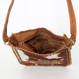 American Darling Large Crossbody Hand Tooled Genuine Leather Women Bag Western Handbag Purse