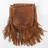 American Darling Large Crossbody Hand Tooled Genuine Leather women bag western handbag purse