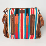 American Darling Signature Crossbody Hand Tooled Saddle Blanket Genuine Leather Women Bag Western Handbag Purse