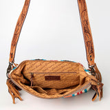 American Darling Signature Crossbody Hand Tooled Saddle Blanket Genuine Leather Women Bag Western Handbag Purse