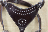 Large Leather Dog Harness New Padded Genuine With Matching Leash Hilason