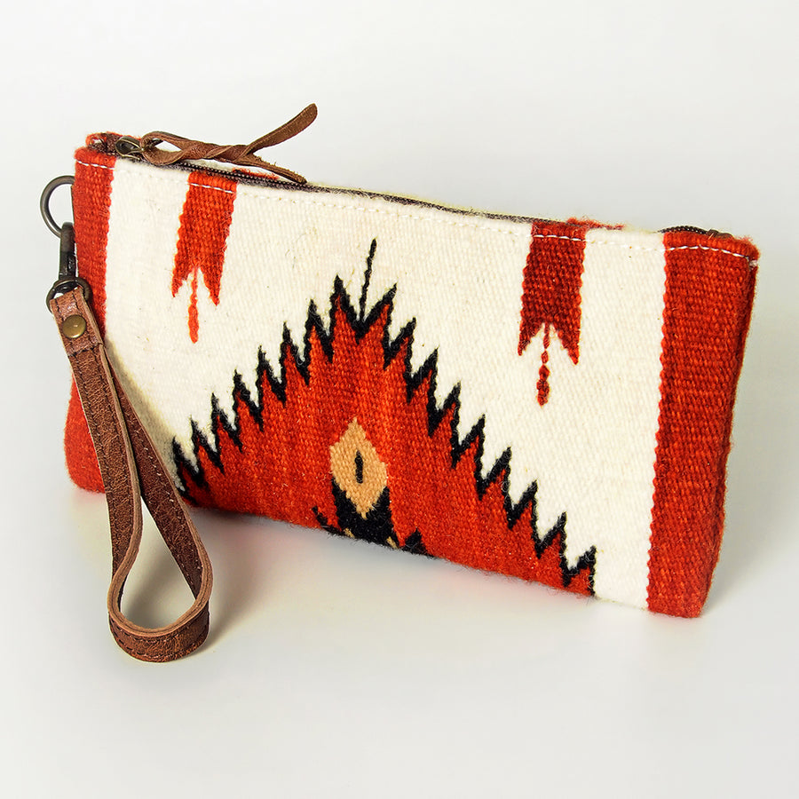 American Darling ADBG344AZ Wristlet Saddle Blanket Genuine Leather by Hilason – Cowboy and equestrian accessories