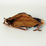American Darling ADBG344BA Wristlet Saddle Blanket Genuine Leather women bag western handbag purse