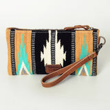 American Darling Wristlet Saddle Blanket Genuine Leather Western Women Bag | Handbag Purse | Women Wristlet Purse | Wristlet Purse | Travel Wristlet Purse | Leather Wristlet Purse | Clutch Wristlet Purse