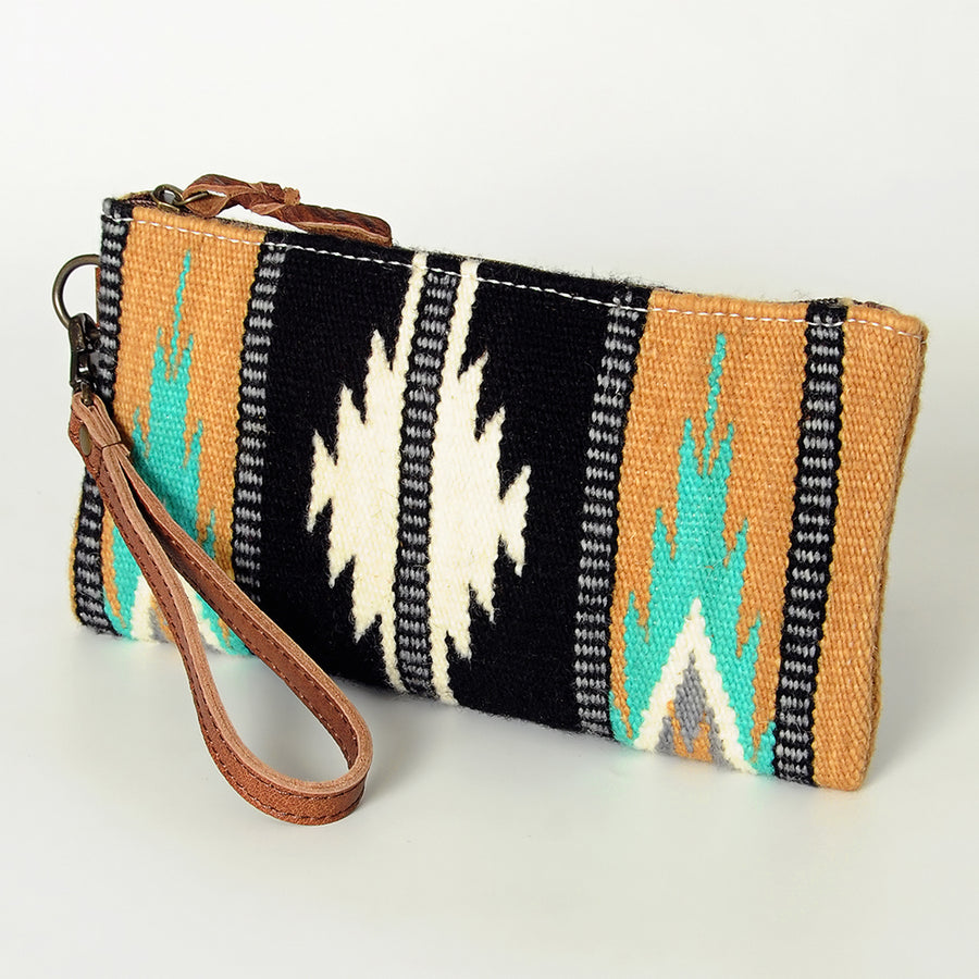 American Darling ADBG344BC Wristlet Saddle Blanket Genuine Leather by Hilason – Cowboy and equestrian accessories
