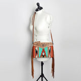 American Darling Cross Body Saddle Blanket Genuine Leather Women Bag Western Handbag Purse