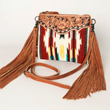 American Darling Cross Body Saddle Blanket Genuine Leather Women Bag Western Handbag Purse