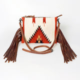 American Darling Cross Body Hand Tooled Saddle Blanket Genuine Leather women bag western handbag purse