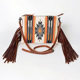 American Darling Cross Body Hand Tooled Saddle Blanket Genuine Leather women bag western handbag purse