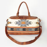 American Darling Duffel Saddle Blanket Genuine Leather Women Bag Western Handbag Purse