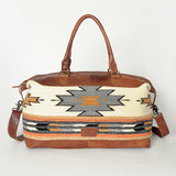 American Darling Duffel Saddle Blanket Genuine Leather Women Bag Western Handbag Purse