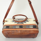 American Darling Duffel Saddle Blanket Genuine Leather Women Bag Western Handbag Purse