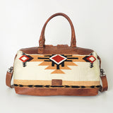 American Darling Duffel Saddle Blanket Genuine Leather Women Bag Western Handbag Purse