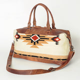 American Darling Duffel Saddle Blanket Genuine Leather Women Bag Western Handbag Purse