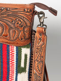 American Darling Signature Crossbody Hand Tooled Saddle Blanket Genuine Leather women bag western handbag purse