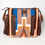 American Darling Signature Crossbody Hand Tooled Saddle Blanket Genuine Leather women bag western handbag purse