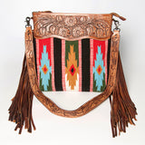American Darling Signature Crossbody Hand Tooled Saddle Blanket