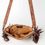 American Darling Signature Crossbody Hand Tooled Saddle Blanket Genuine Leather women bag western handbag purse