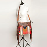 American Darling Signature Crossbody Hand Tooled Saddle Blanket Genuine Leather women bag western handbag purse