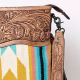 American Darling Signature Crossbody Hand Tooled Saddle Blanket Genuine Leather women bag western handbag purse