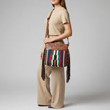 American Darling Signature Crossbody Hand Tooled Saddle Blanket Genuine Leather women bag western handbag purse