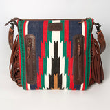 American Darling Signature Crossbody Hand Tooled Saddle Blanket Genuine Leather women bag western handbag purse