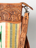 American Darling Signature Crossbody Hand Tooled Saddle Blanket Genuine Leather women bag western handbag purse