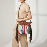 American Darling Signature Crossbody Hand Tooled Saddle Blanket Genuine Leather women bag western handbag purse