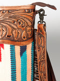 American Darling Signature Crossbody Hand Tooled Saddle Blanket Genuine Leather women bag western handbag purse