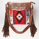 American Darling Signature Crossbody Hand Tooled Saddle Blanket Genuine Leather women bag western handbag purse