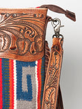 American Darling Signature Crossbody Hand Tooled Saddle Blanket Genuine Leather women bag western handbag purse