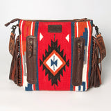 American Darling Signature Crossbody Hand Tooled Saddle Blanket Genuine Leather women bag western handbag purse