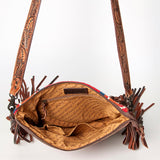 American Darling Signature Crossbody Hand Tooled Saddle Blanket Genuine Leather women bag western handbag purse