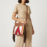 American Darling Signature Crossbody Hand Tooled Saddle Blanket Genuine Leather women bag western handbag purse