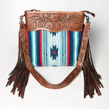American Darling Signature Crossbody Hand Tooled Saddle Blanket Genuine Leather women bag western handbag purse