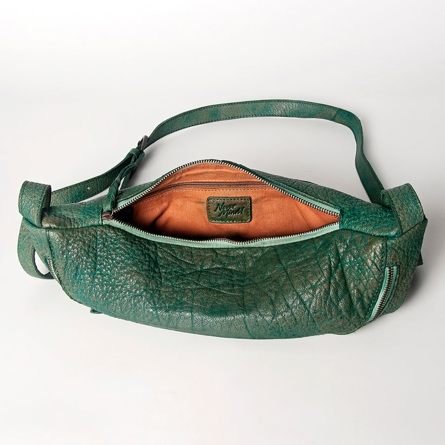 Never Mind Nmbgz122B Fanny Pack Vintage Handmade Genuine Cowhide Leather Women Bag Western Handbag Purse