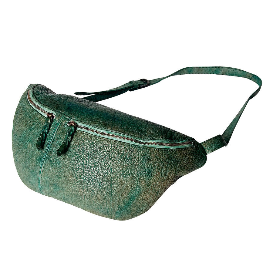 Never Mind Nmbgz122B Fanny Pack Vintage Handmade Genuine Cowhide by Hilason – Cowboy and equestrian accessories
