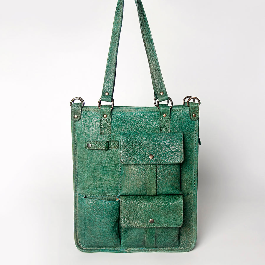 Never Mind Nmbgz124B Tote Vintage Handmade Genuine Cowhide Leather Women Bag Western Handbag Purse