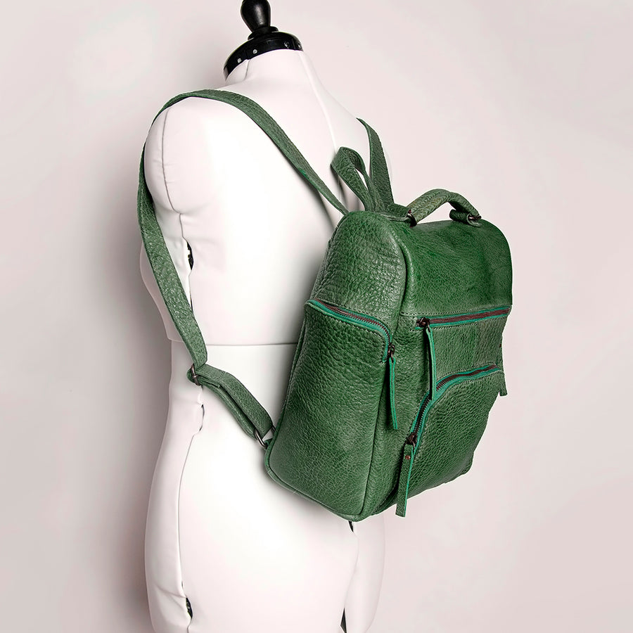 Never Mind Nmbgz125A Backpack Vintage Handmade Genuine Cowhide Leather Women Bag Western Handbag Purse
