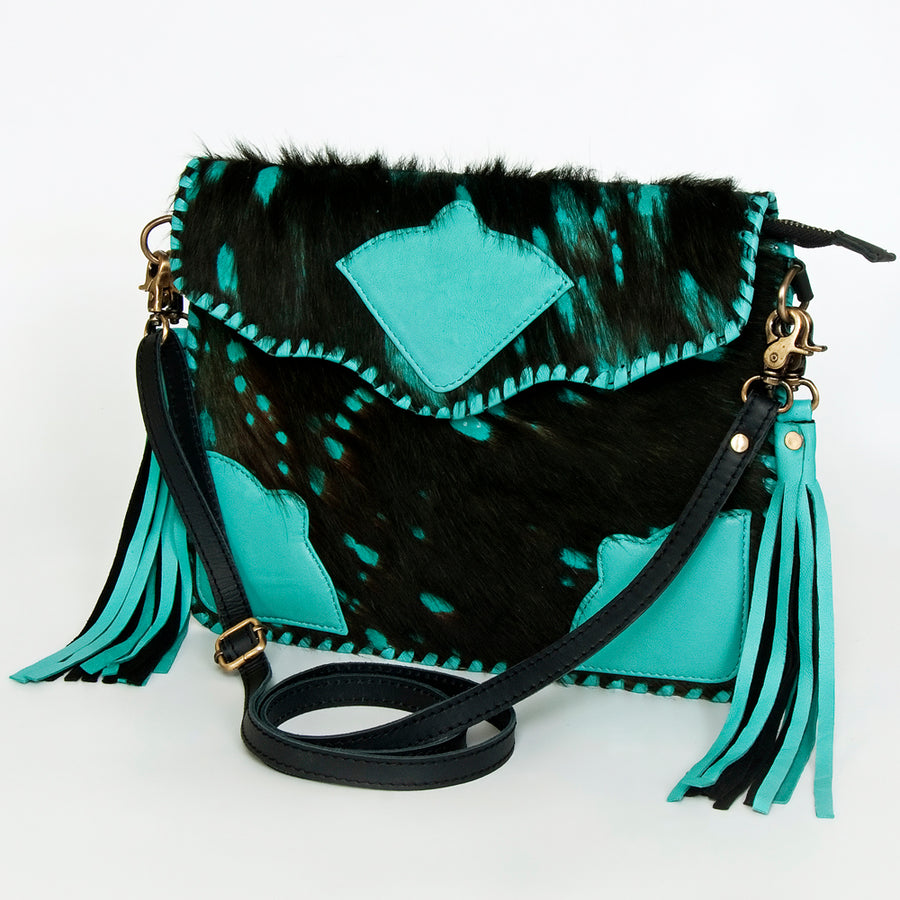 American Darling Crossbody Hair on Genuine Leather Western Women Bag | Handbag Purse for Cute - Uhorse