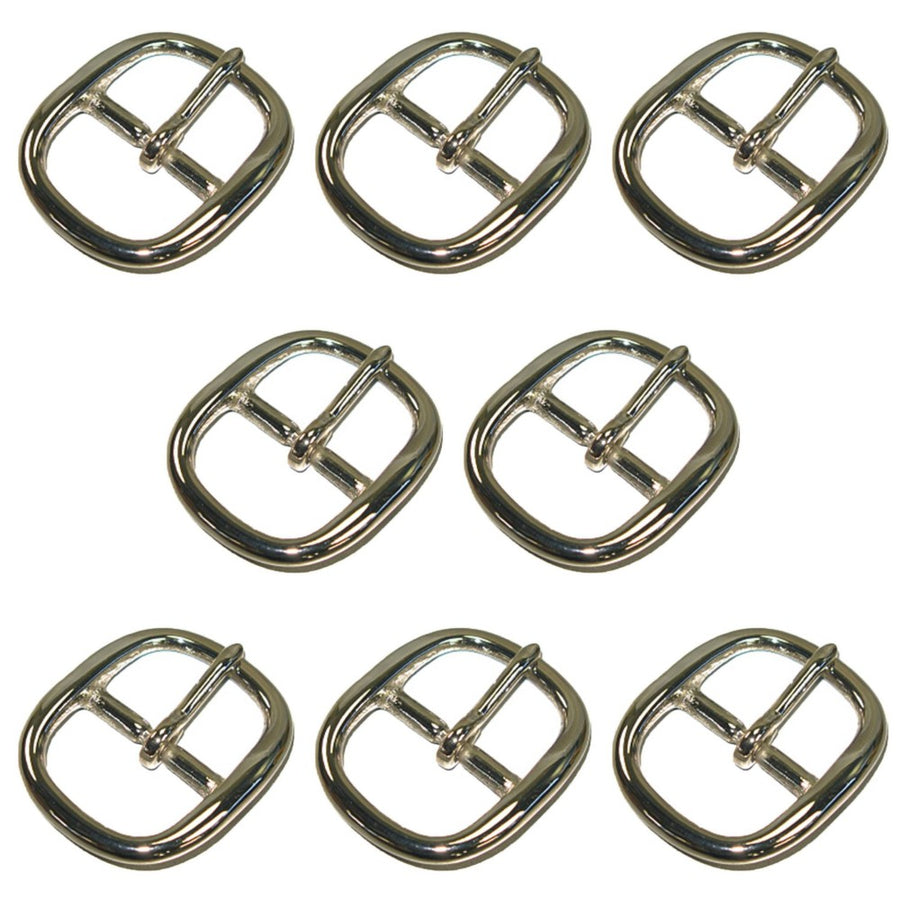 Hilason 5/8 inch Die Cast Trigger Snap Round Eye Set Of 8 - Uhorse