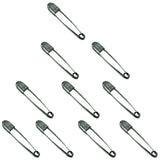 Hilason 2 1/4 Inch Bandage Safety Pin Nickel Plt. Set Of 10 by Hilason – Cowboy and equestrian accessories