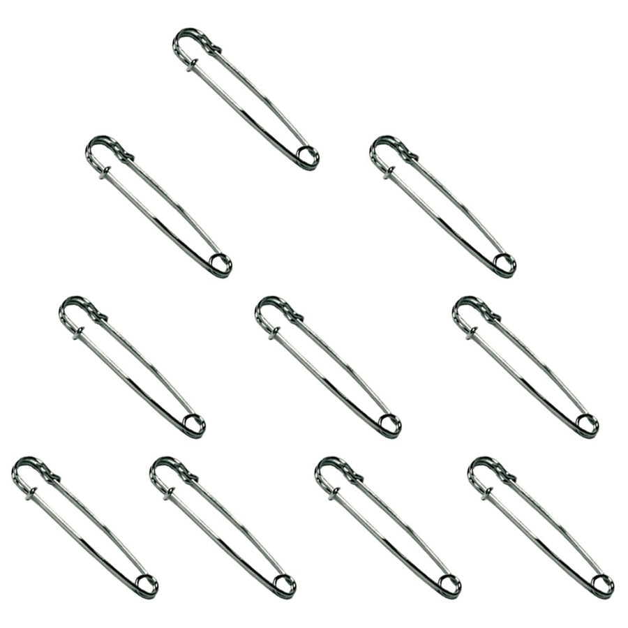 Hilason 3 Inch Blanket Safety Pin Nickel Plated - Uhorse