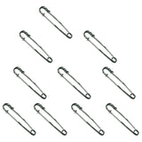 Hilason 3 Inch Blanket Safety Pin Nickel Plated