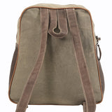OHLAY KB123 Backpack Upcycled Canvas Hair-On Genuine Leather women bag western handbag purse